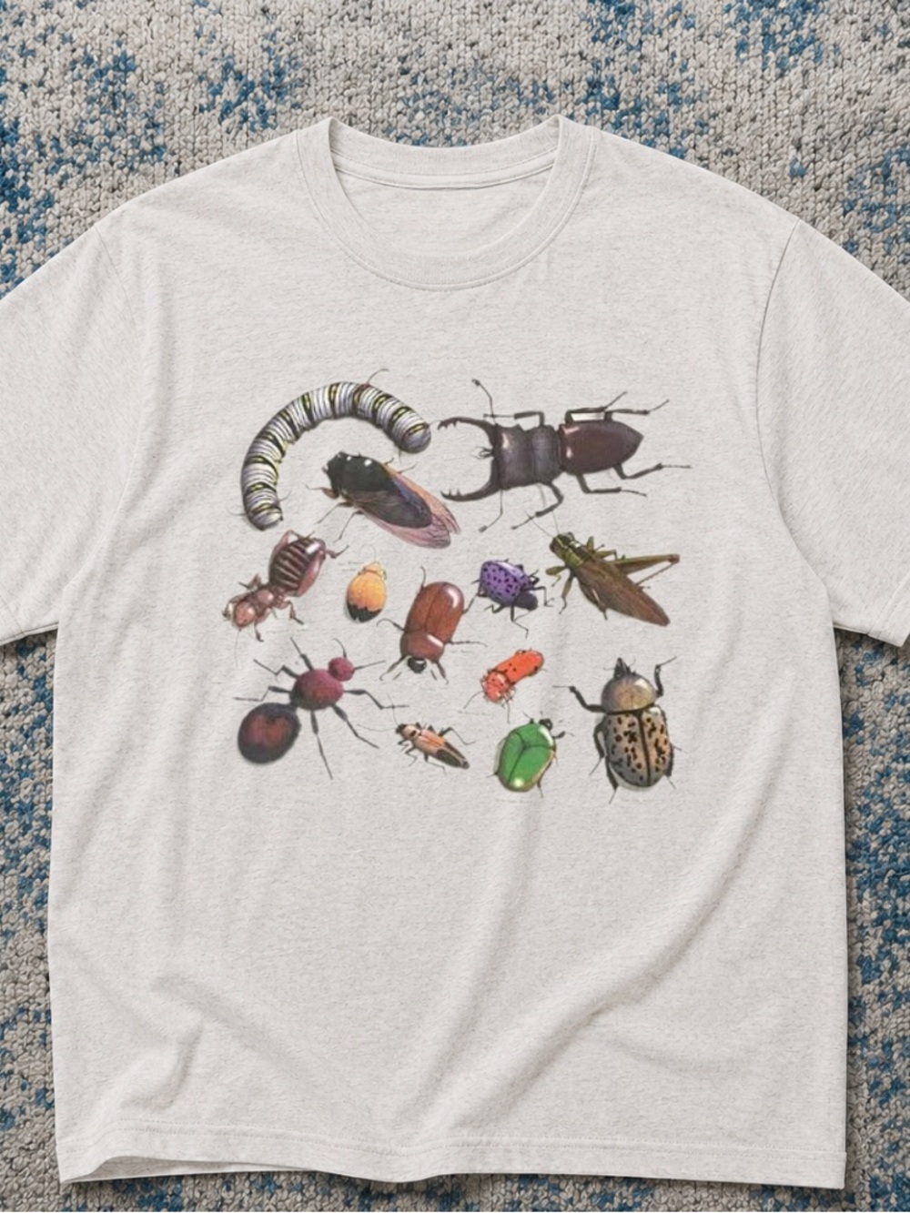 ASHGREY Shirt | Graphic Bug & Insect Illustration Short Sleeve Tee